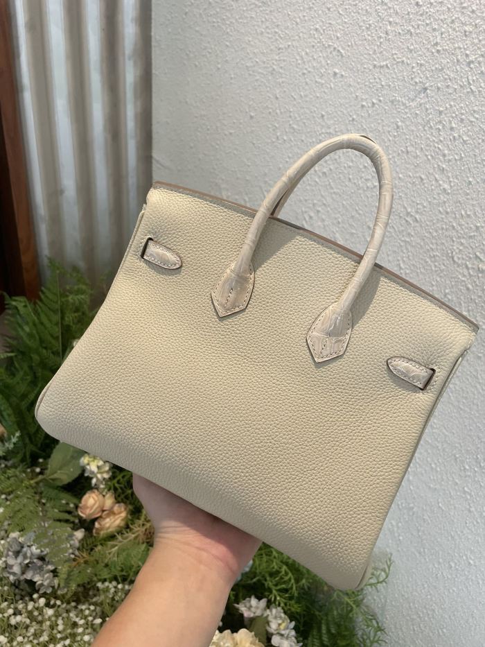 Birkin 25 Touch Togo-Crocodile“25*20*13CM”-0043=