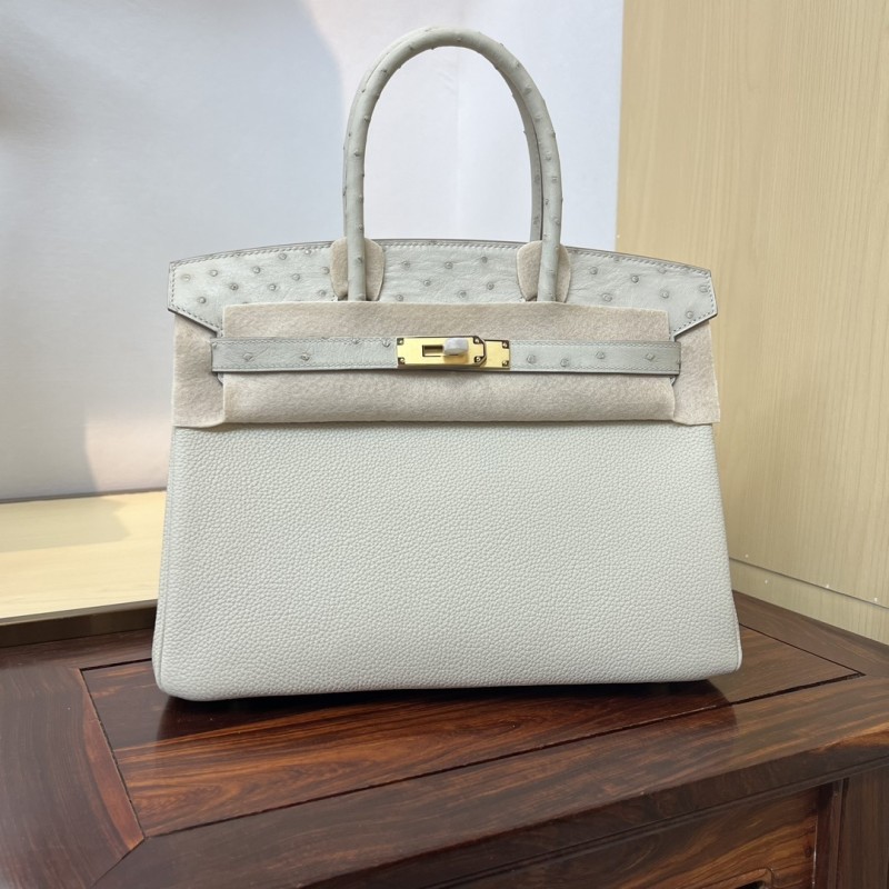 Birkin 30 Touch Ostrich-Togo“30*22*16CM”-0013=