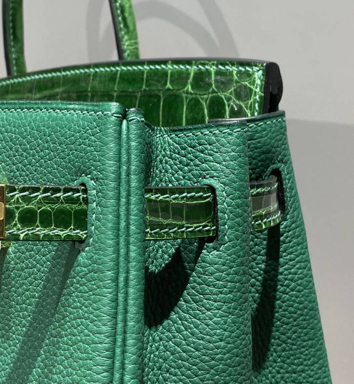 Birkin 25 Touch Togo-Niloticus Crocodile“25*20*13CM”-0043=
