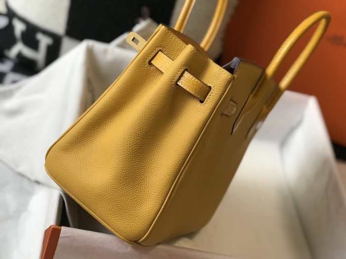 Birkin Touch Togo-Crocodile“25*20*13CM”0043=