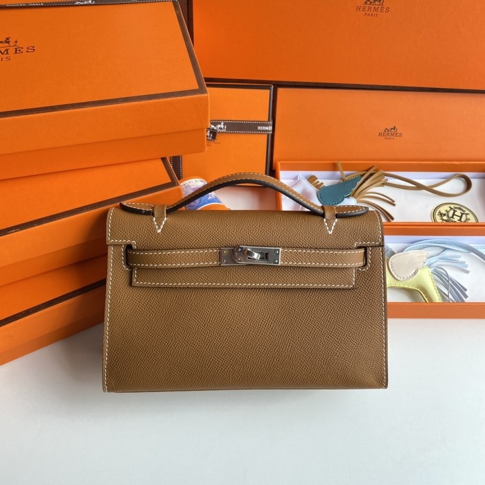 Kelly Pochette Epsom“22*14*7CM”-038=