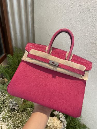 Birkin Touch Togo-Crocodile“25*20*13CM”0043=