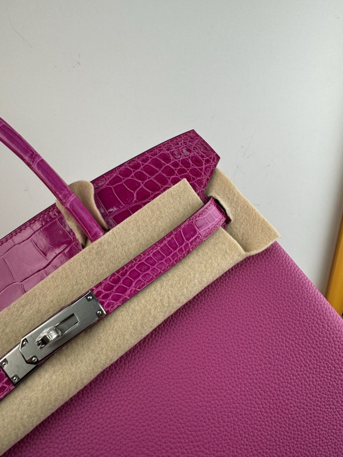 Birkin 30 Touch Togo-Crocodile“30*22*16CM”-0063=