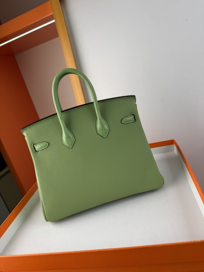 Birkin Touch Togo-Crocodile“25*20*13CM” -0043=