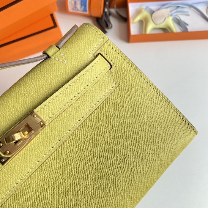 Kelly Pochette Epsom“22*14*7CM”-038=