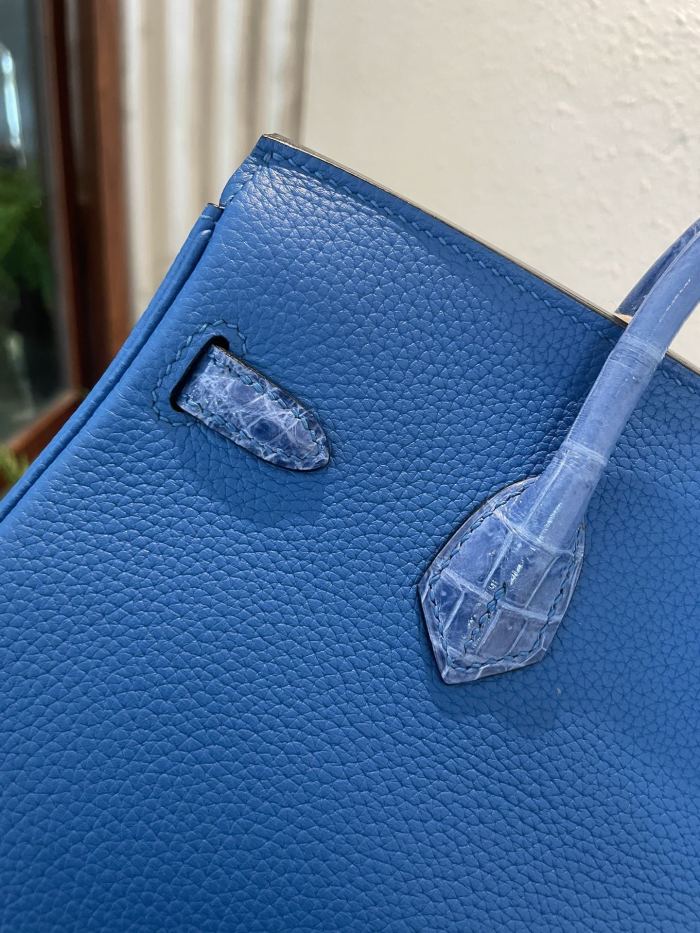 Birkin Touch Togo-Crocodile“30*22*16CM”-0063=