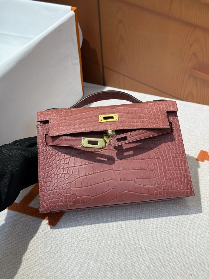 Kelly 22 Pochette Aligator“22*13*7CM”-0097=