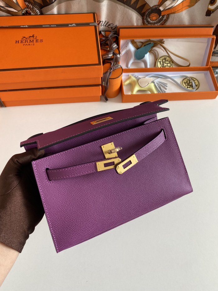 Kelly Pochette Epsom“22*14*7CM”-038=