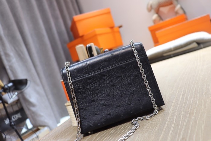 Verrou Mini Bag Lizard“17*12*6CM”-0033=