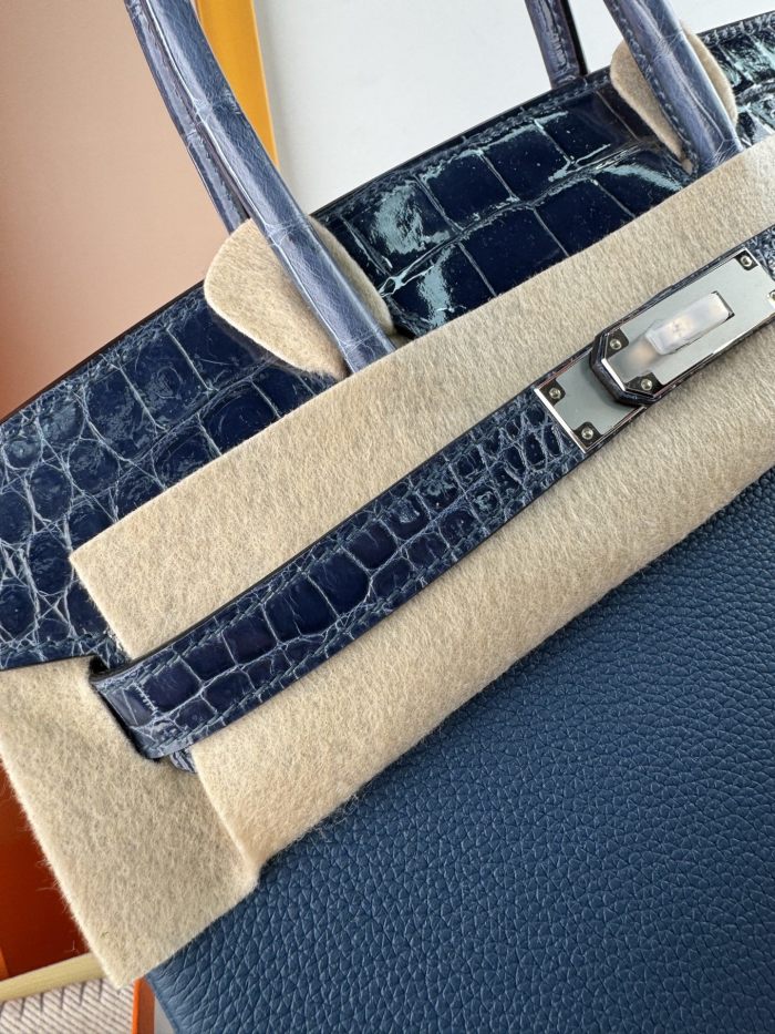 Birkin 30 Touch Togo-Crocodile“30*22*16CM”-0063=
