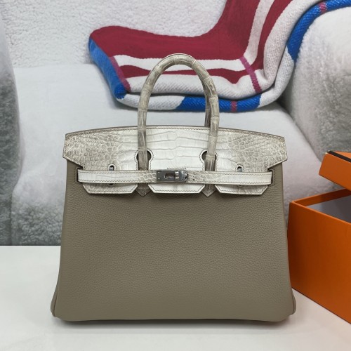 Birkin 25 Touch Togo-Matte Alligator“25*20*13CM”-0043=
