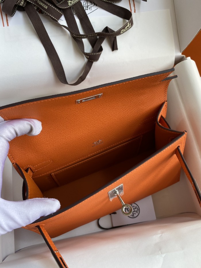 Kelly Pochette Epsom“22*14*7CM”-038=