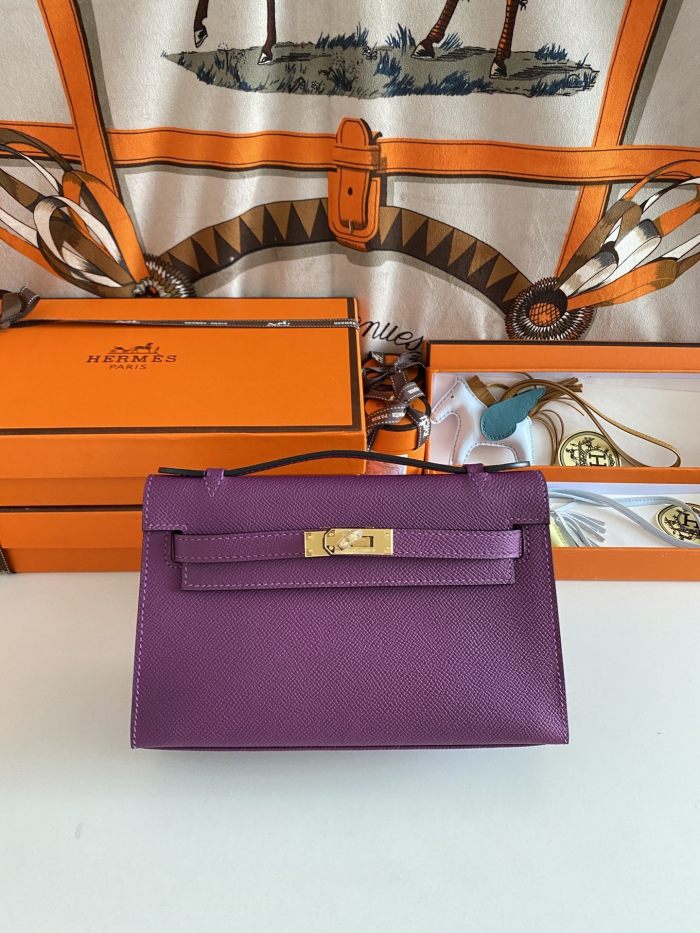 Kelly Pochette Epsom“22*14*7CM”-038=