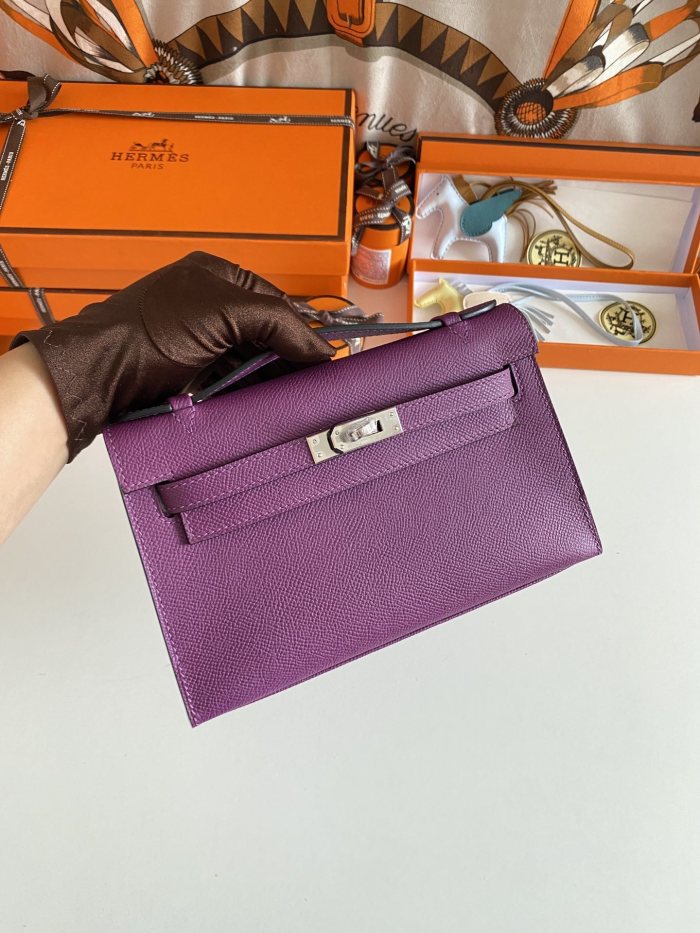 Kelly Pochette Epsom“22*14*7CM”-038=