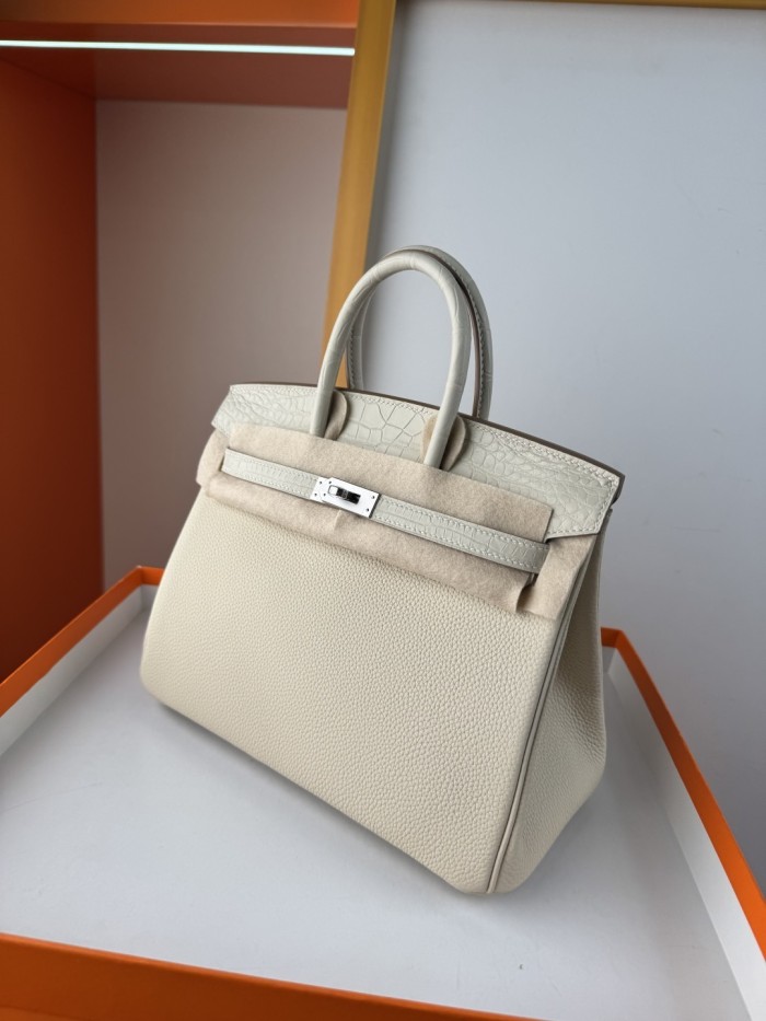 Birkin Touch Togo-Crocodile“25*20*13CM” -0043=
