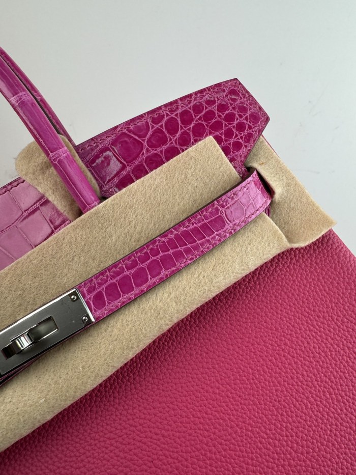 Birkin 30 Touch Togo-Crocodile“30*22*16CM”-0063=