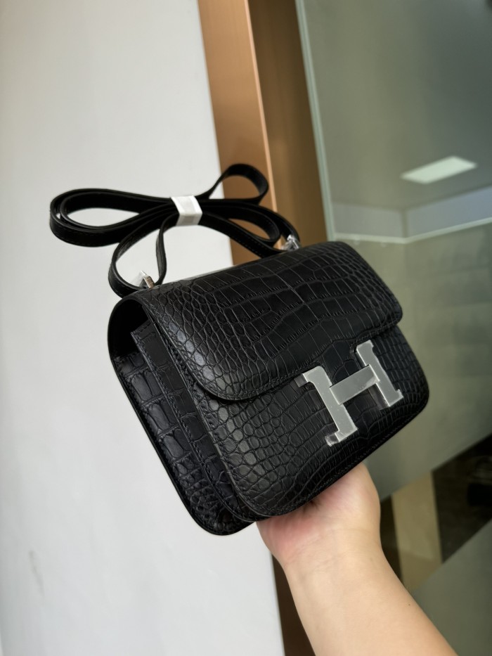 Constance Matte Alligator“19*15*5CM”-0087=