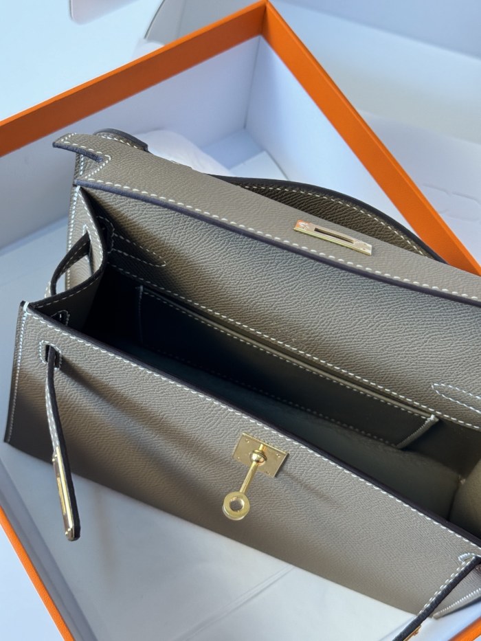 Kelly Pochette Epsom“22*12*7CM”-038=