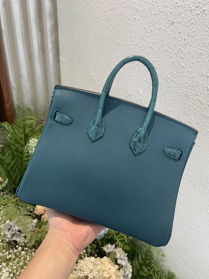Birkin Touch Togo-Crocodile“30*22*16CM”-0063=