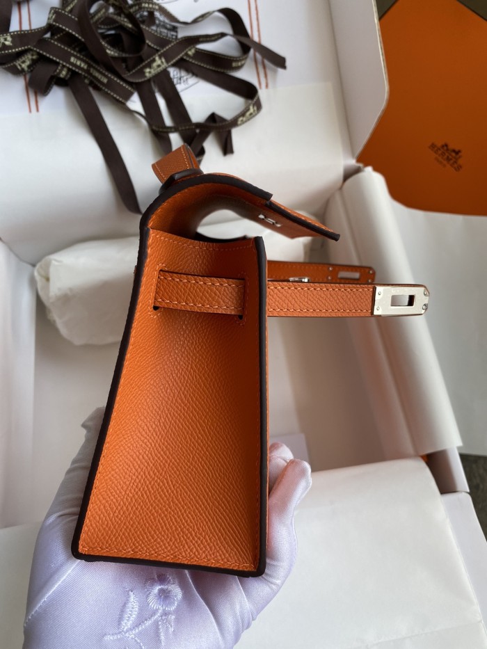 Kelly Pochette Epsom“22*14*7CM”-038=