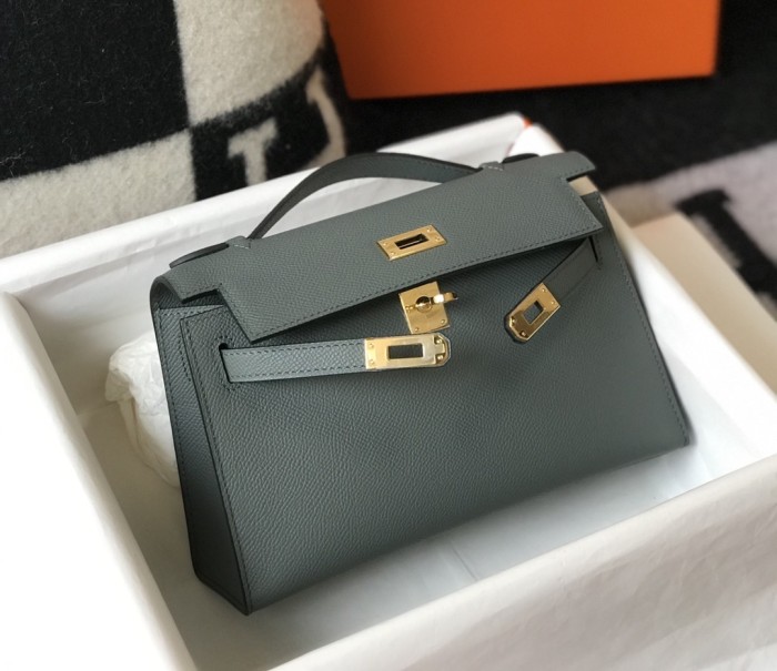 Kelly Pochette Epsom“22*14*7CM”-038=