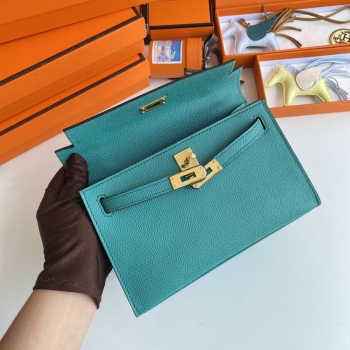 Kelly Pochette Epsom“22*14*7CM”-038=