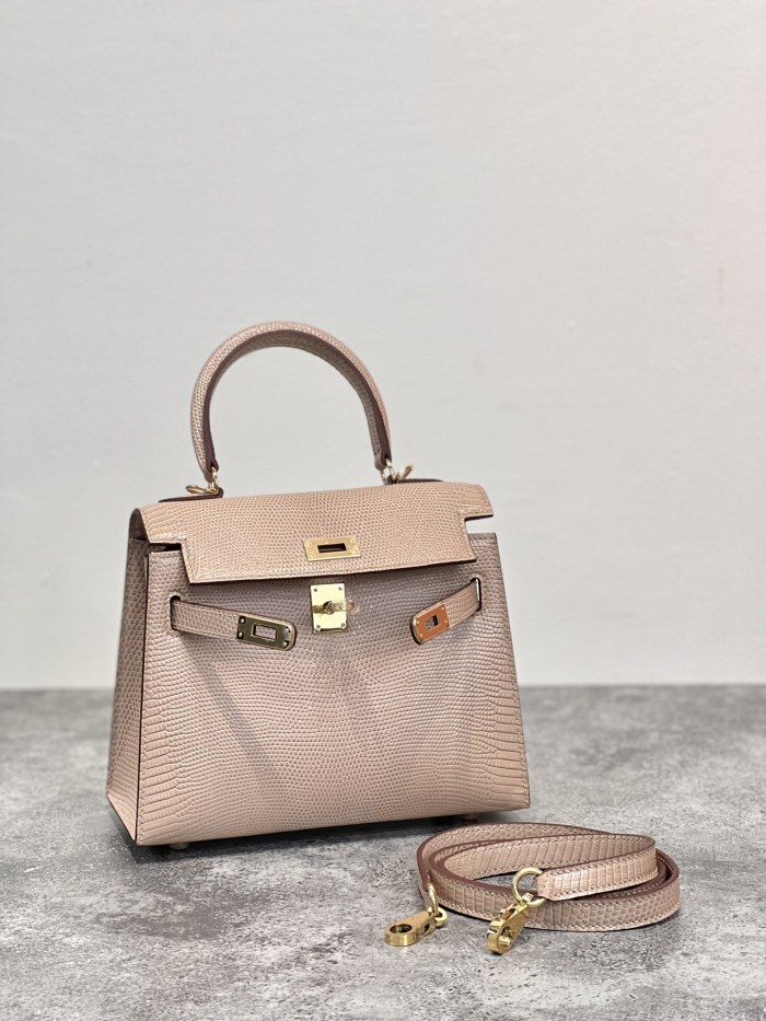 Kelly 20 Lizard Leather“20*15*9CM”-0051=