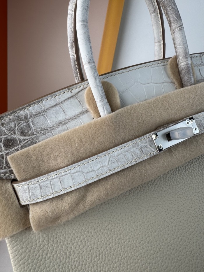 Birkin 25 Touch Togo-Crocodile“25*20*13CM”-0083=