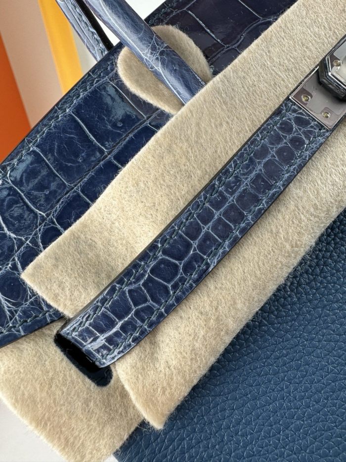 Birkin Touch Togo-Crocodile“25*20*13CM” -0043=