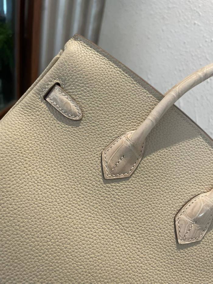 Birkin 25 Touch Togo-Crocodile“25*20*13CM”-0043=