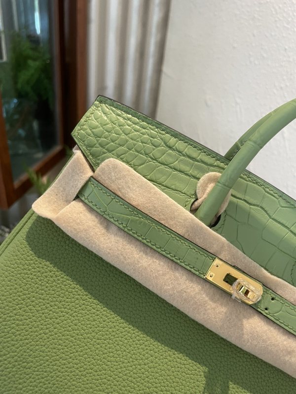 Birkin Touch Togo-Crocodile“30*22*16CM”-0063=