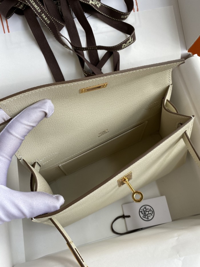 Kelly Pochette Epsom“22*14*7CM”-038=