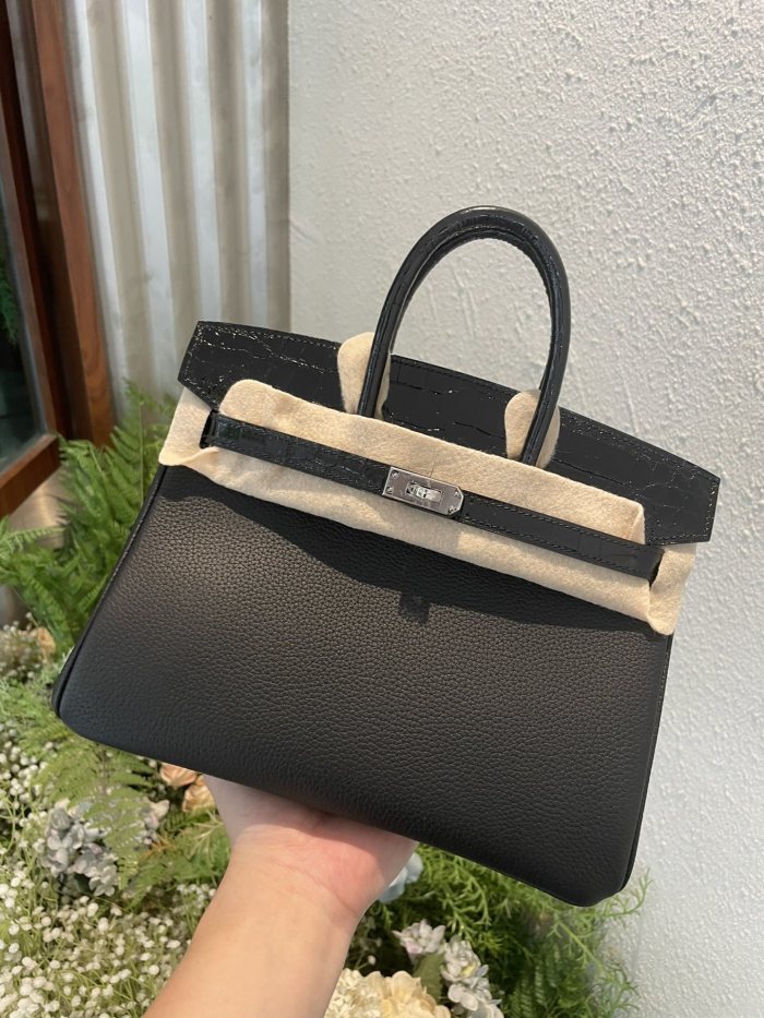 Birkin Touch Togo-Crocodile“30*22*16CM”-0063=
