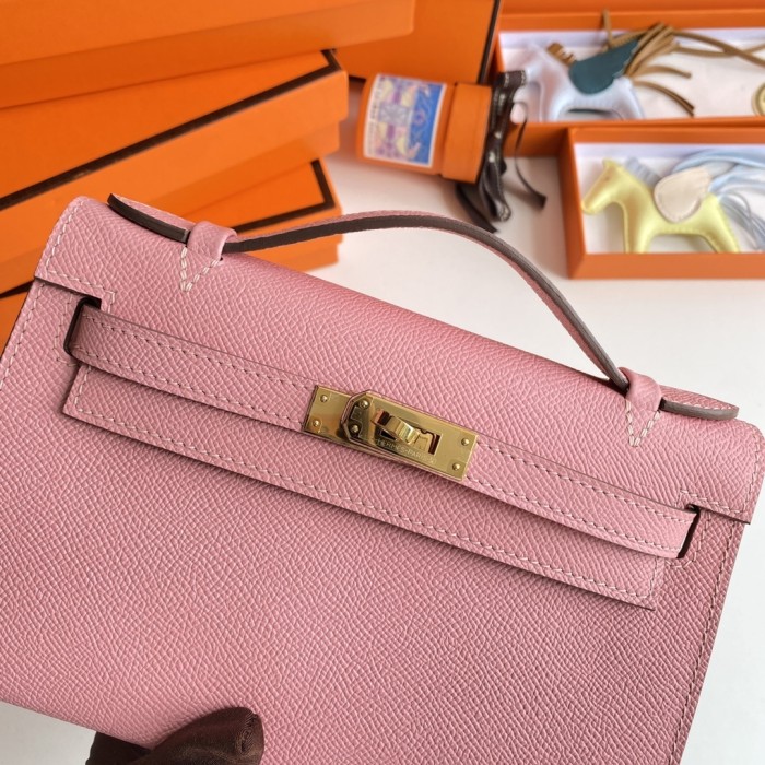 Kelly Pochette Epsom“22*14*7CM”-038=