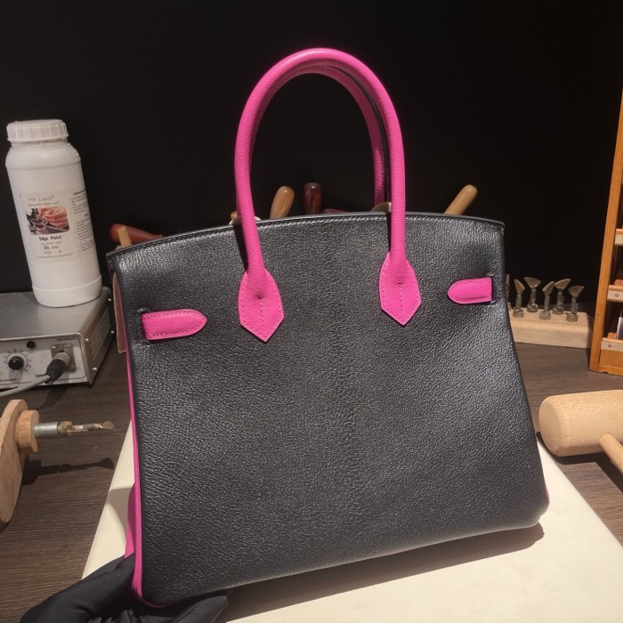 Birkin30 Chevre Brushed Gold“30*22*16CM”-0023=