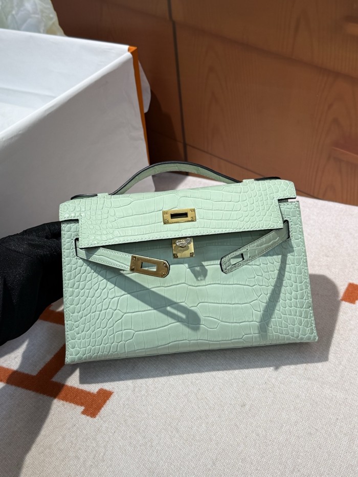 Kelly 22 Pochette Aligator“22*13*7CM”-0097=