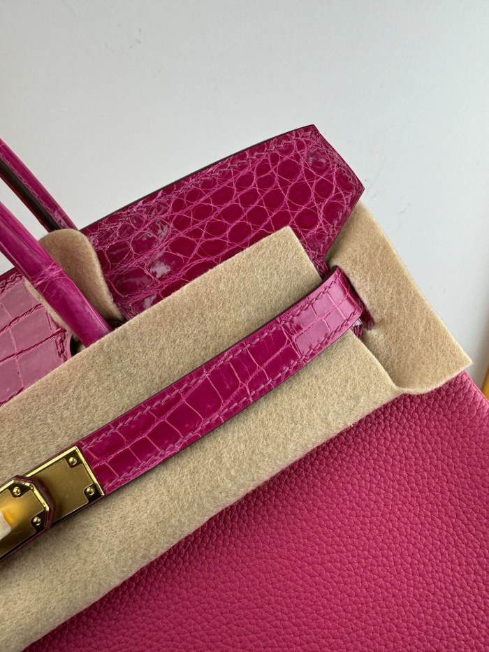 Birkin 30 Touch Togo-Crocodile“30*22*16CM”-0063=