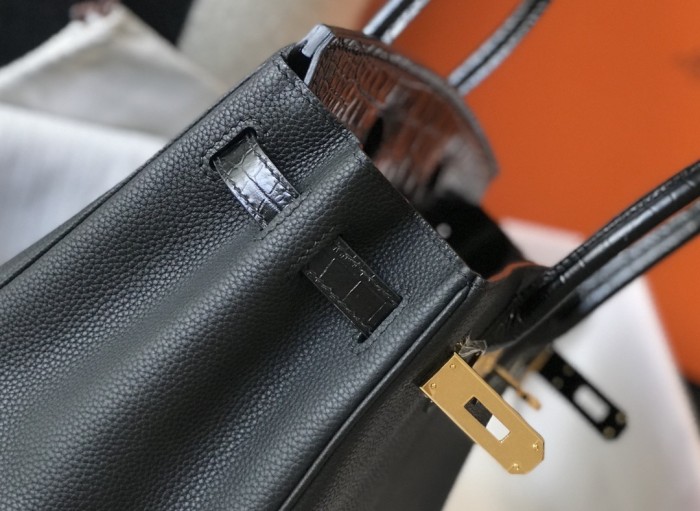 Birkin Touch Togo-Crocodile“25*20*13CM”0043=