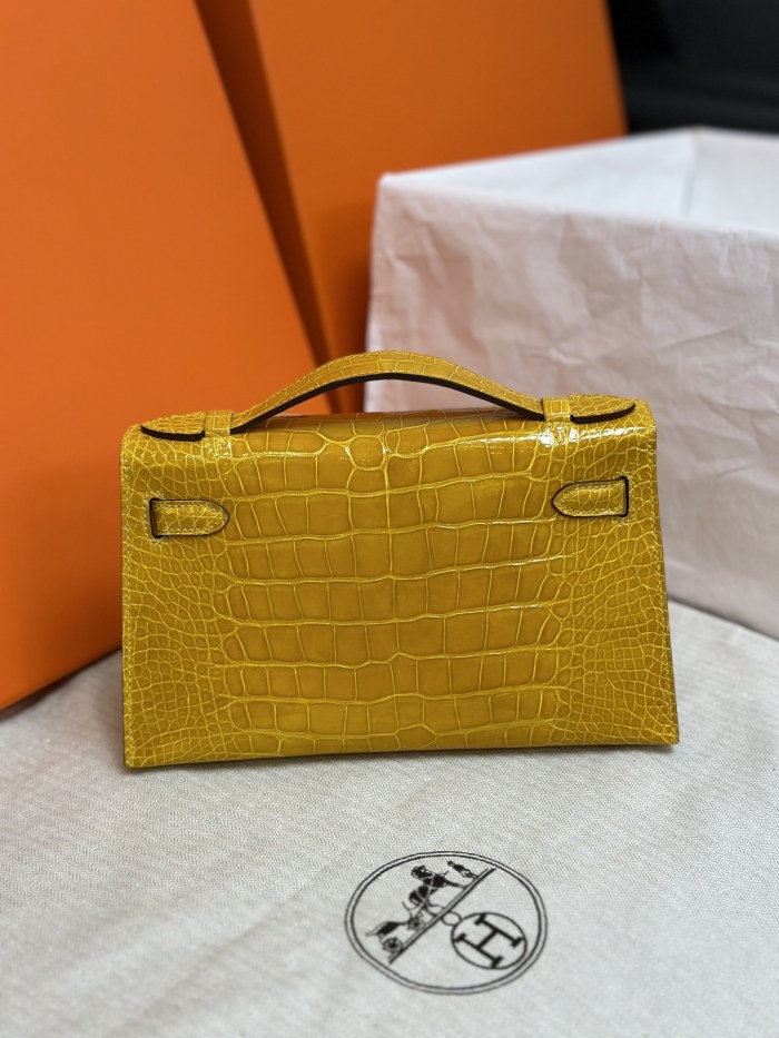 Kelly 22 Pochette Crocodile“22*13*7CM”-0008=