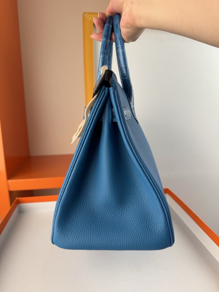 Birkin 30 Touch Togo-Crocodile“30*22*16CM”-0063=