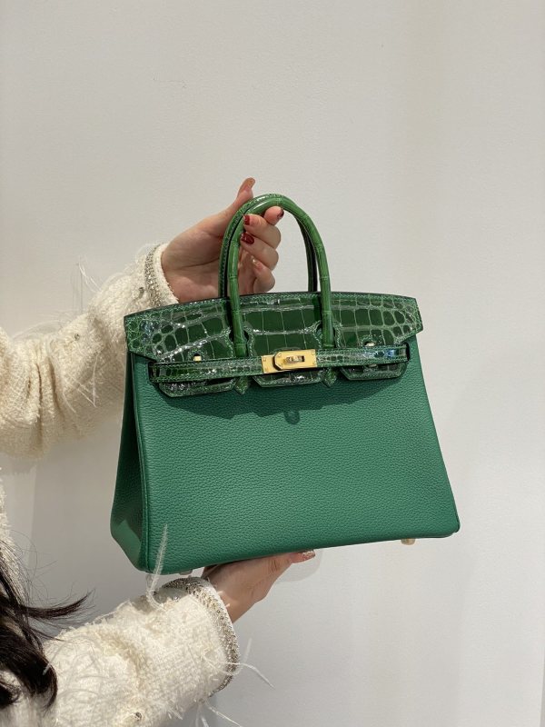 Birkin 25 Touch Togo-Niloticus Crocodile“25*20*13CM”-0043=