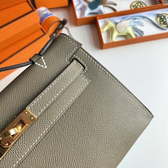 Kelly Pochette Epsom“22*14*7CM”-038=