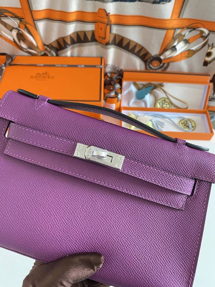 Kelly Pochette Epsom“22*14*7CM”-038=