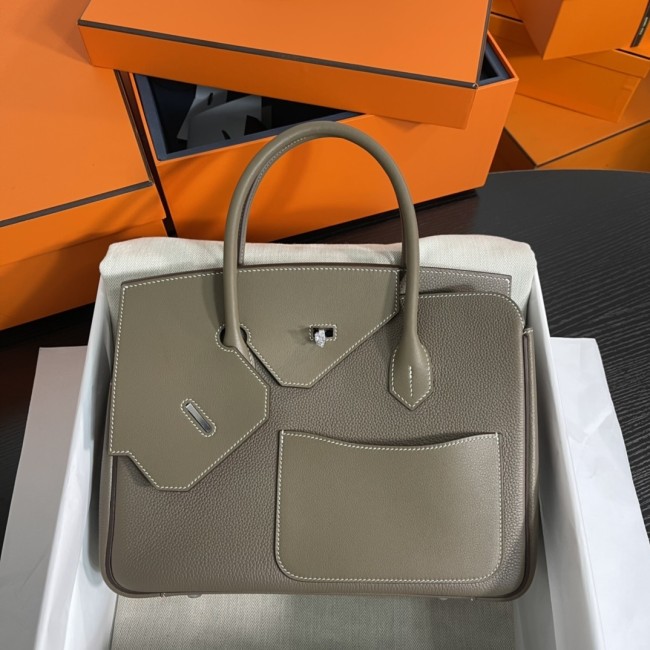 Birkin en Desordre 30 bag“30*22*16CM”-0062=