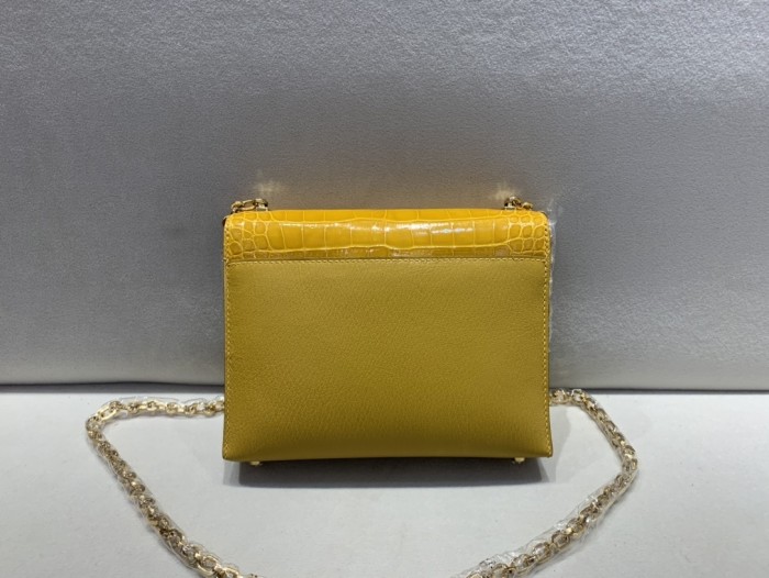 Verrou 17 Mini Bag Crocodile-Mysore“17*13*6CM”-0073=