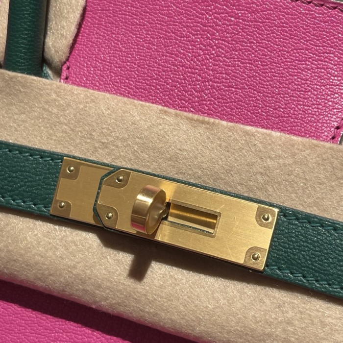 Birkin30 Chevre Brushed Gold“30*22*16CM”-0023=