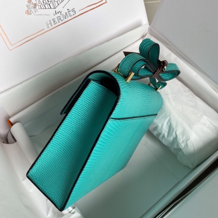 Verrou Mini Bag Lizard“17*12*6CM”-0033=