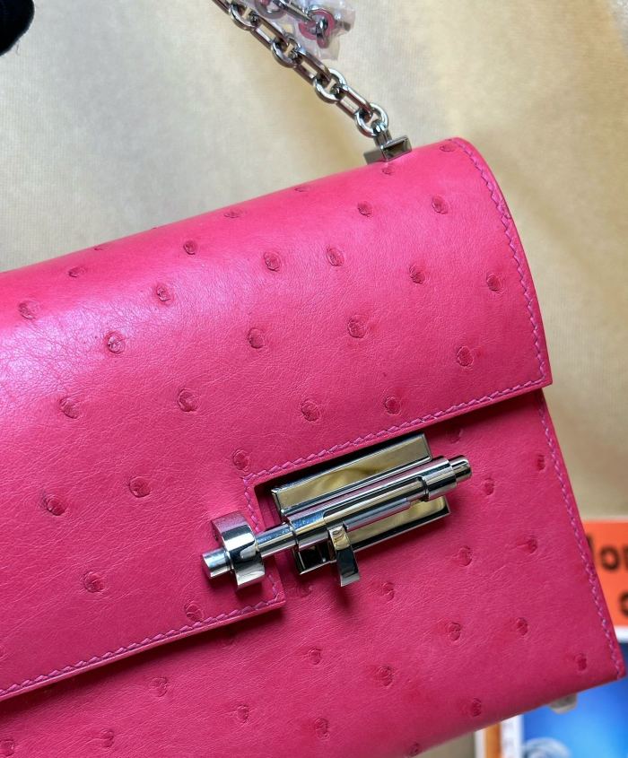 Verrou Mini Bag Lizard“17*12*6CM”-0033=