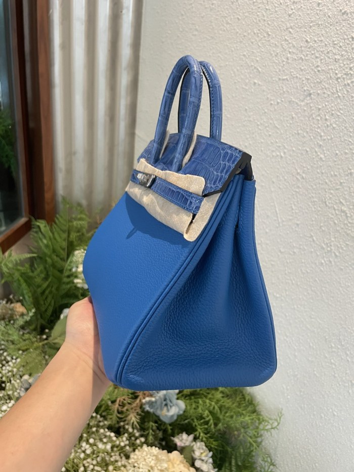 Birkin Touch Togo-Crocodile“30*22*16CM”-0063=