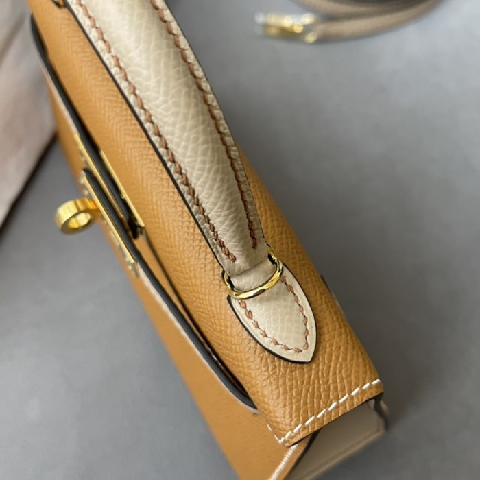 Mini Kelly  Epsom“19*13*7CM”-0011=